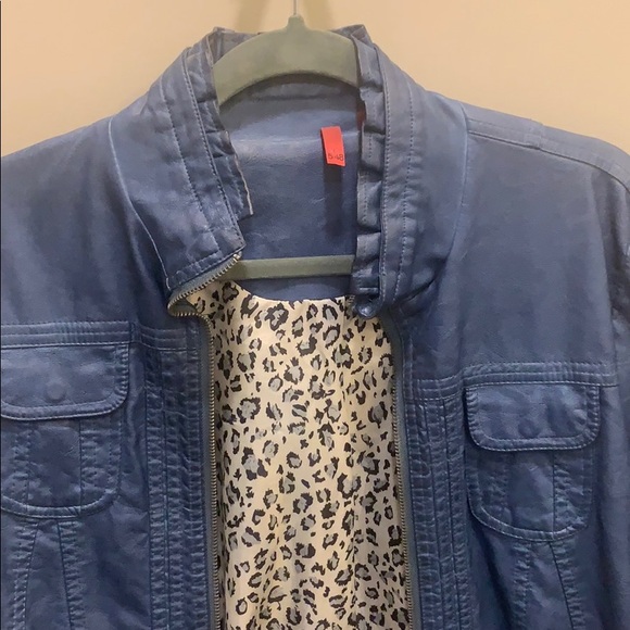 Blue moto jacket - Picture 2 of 6